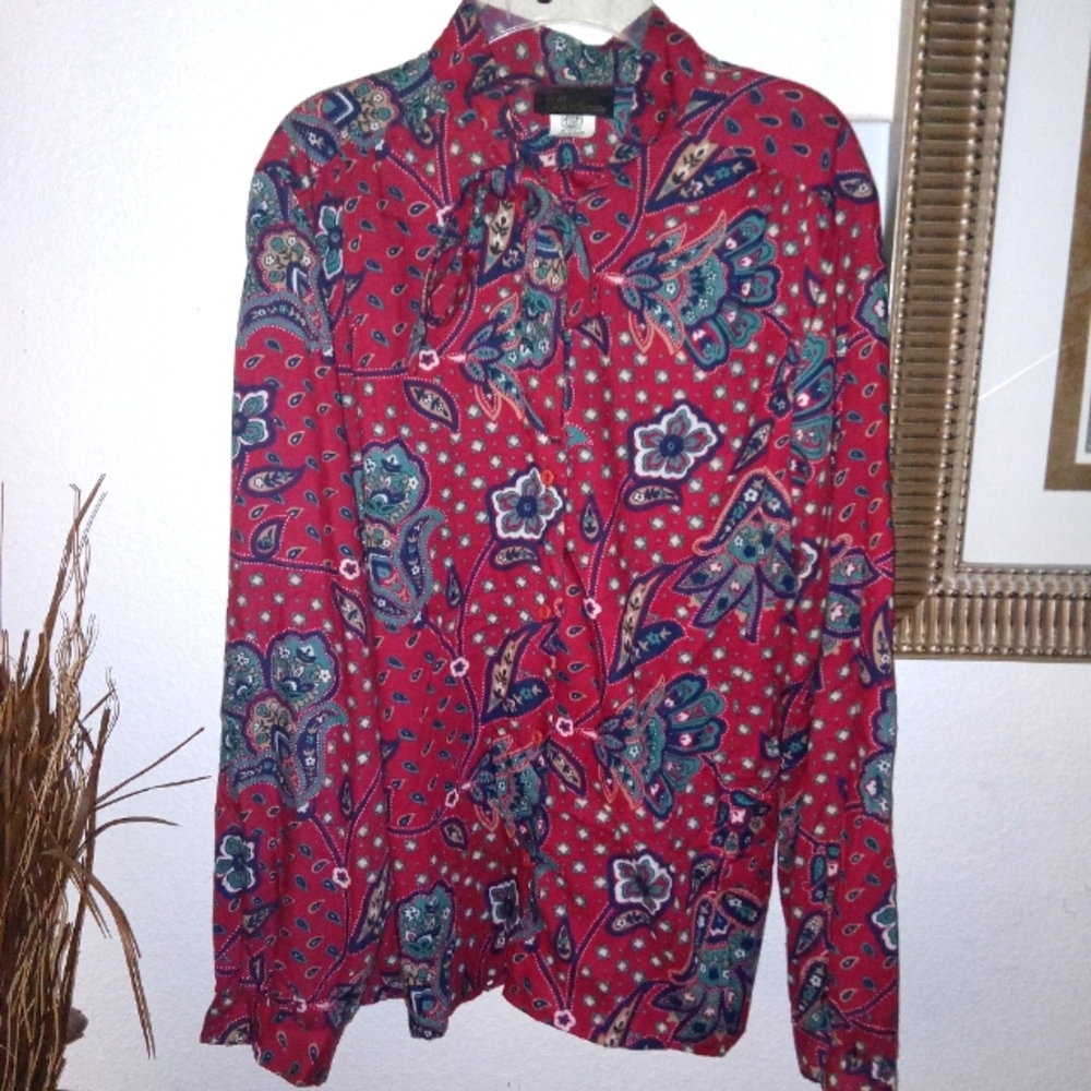 It's Pure Gould ILGWU vintage blouse sz